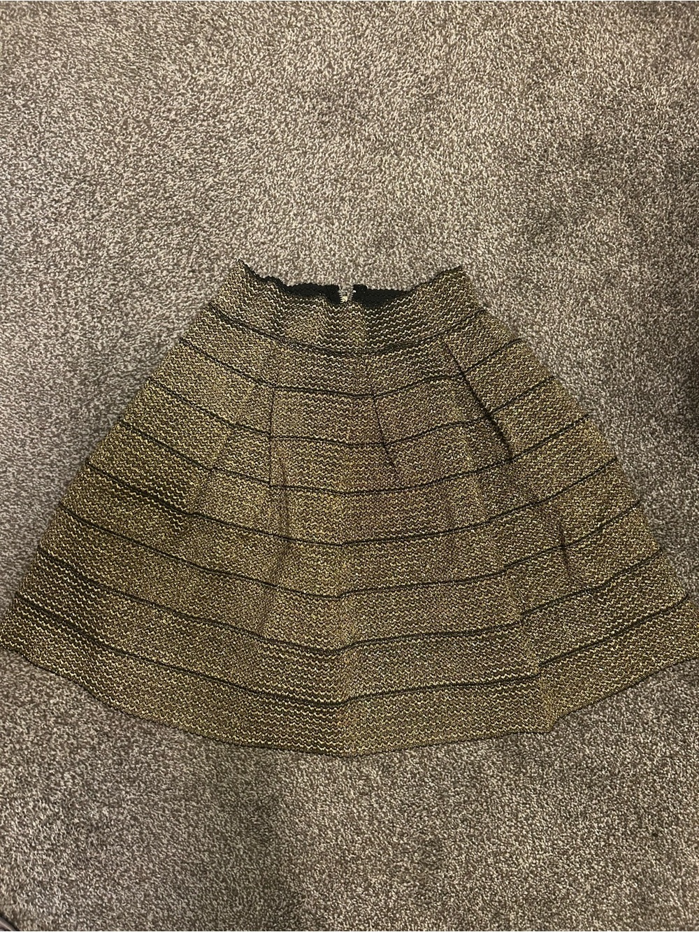 Charlotte Russe Black and Gold Skirt